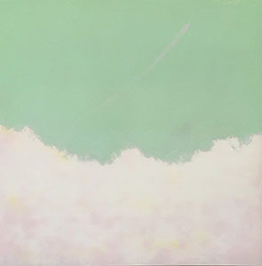Image of the painting, Contrail with Cumulus by Glen Hansen